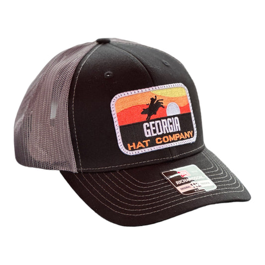 Georgia Hat Company’s “Bull Rider” Richardson 112 Black/Grey