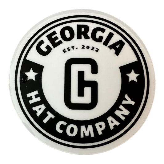 Georgia Hat Company Circle Sticker