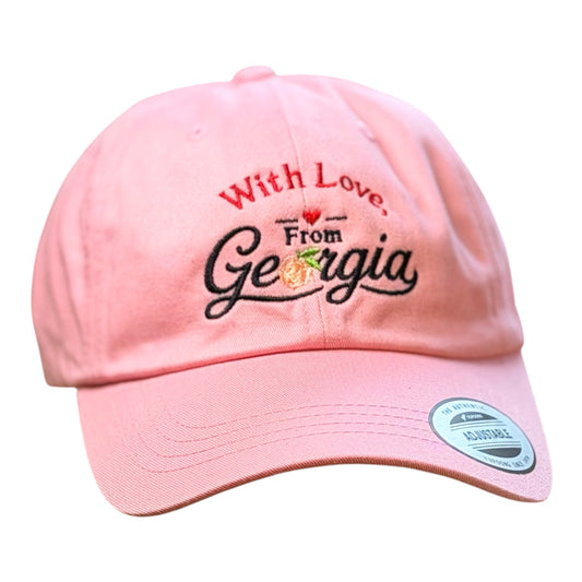 With Love From Georgia Yupoong YP Classic Cotton Twill/Pink