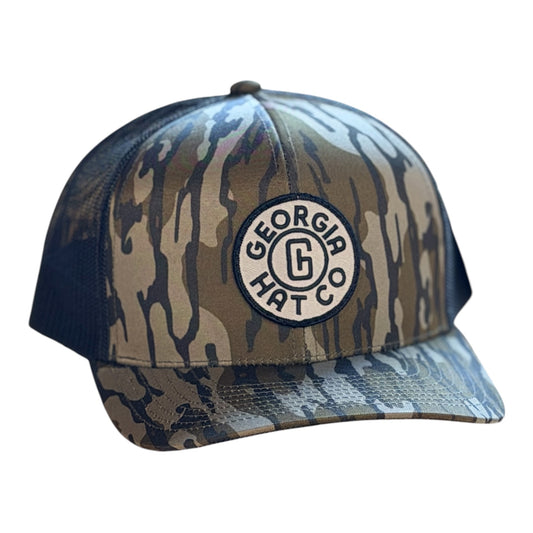 “BULLSEYE” MOSSY OAK NEW BOTTOMLAND/LIGHT CHARCOAL