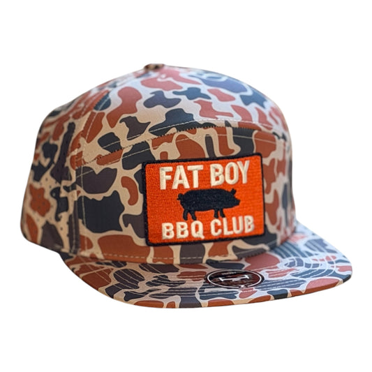 GHC's "Fat Boy BBQ Club” Zapped Osprey/Burnt Orange Old School Camo