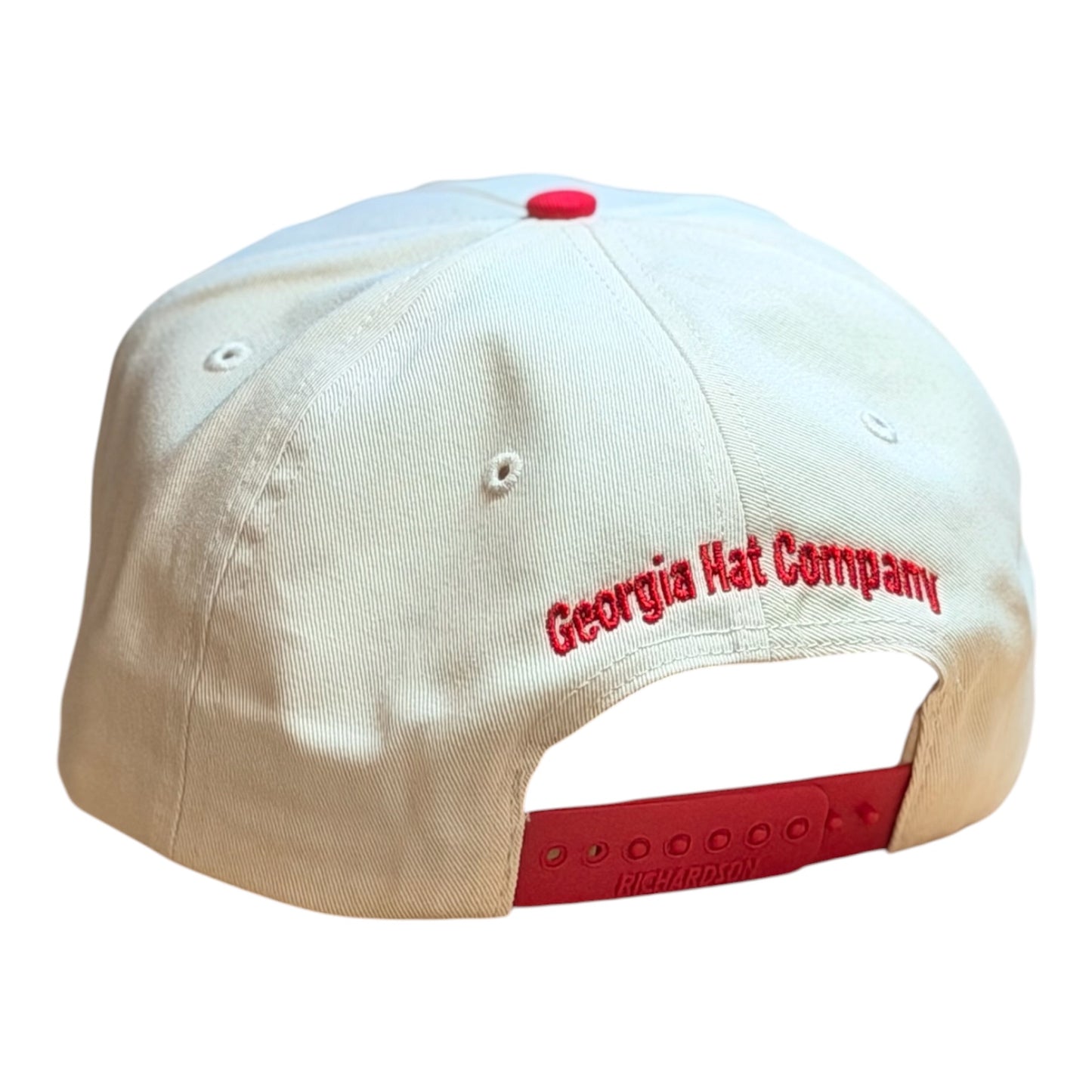 Embroidered "Bless Your Heart" Richardson 356  Khaki/Red