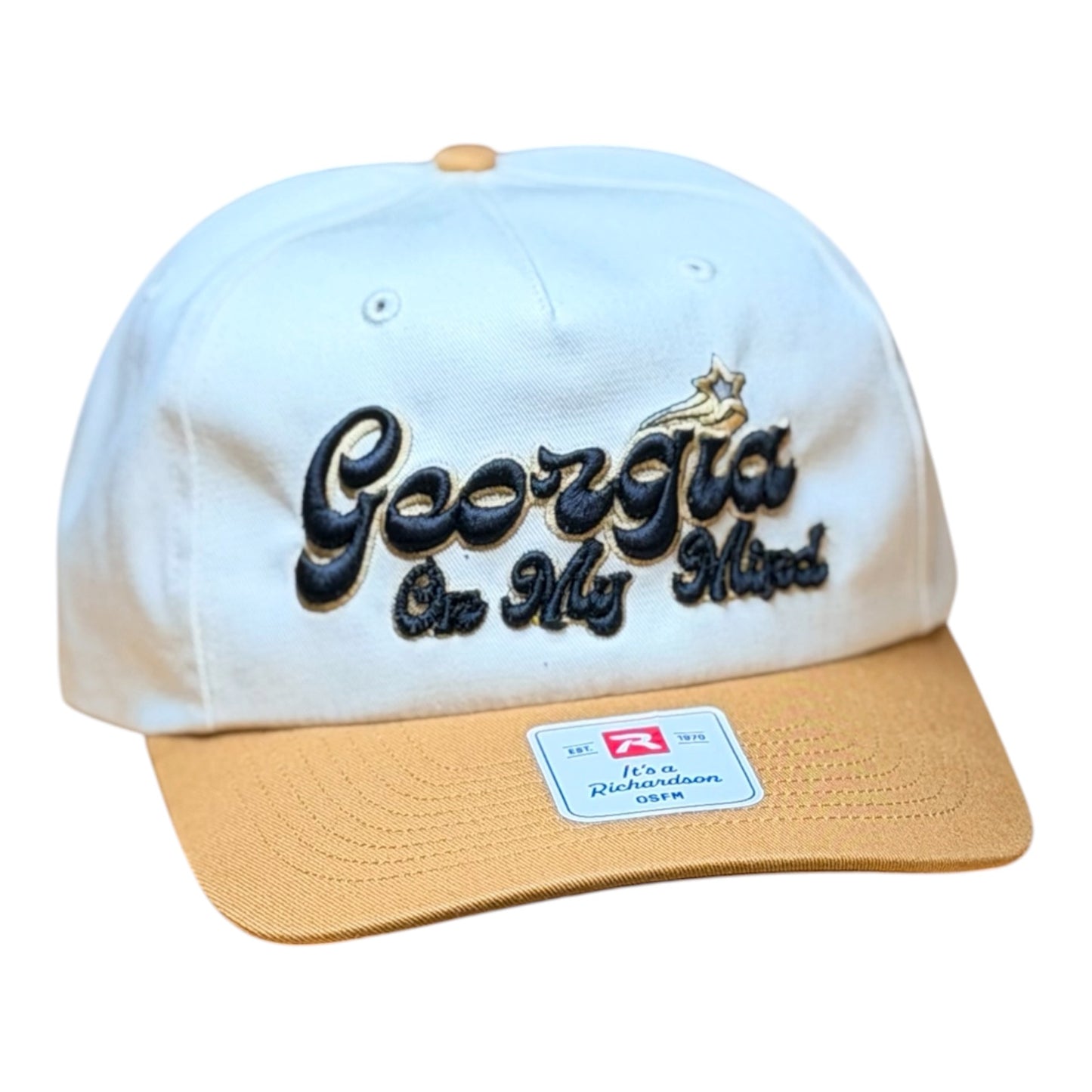 3-D GEORGIA ON MY MIND Richardson 356 -Khaki/Gold