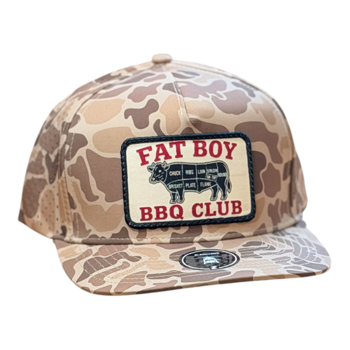 GHC's "Fat Boy BBQ Cow" Zapped Blackhawk/Brown Old School Camo