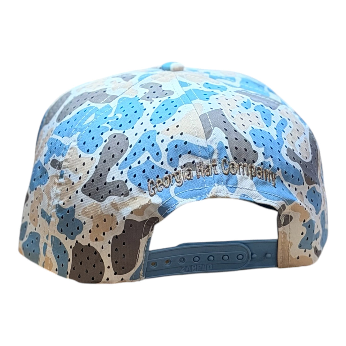 FISH OR BUZZ? Leather Patch Zapped Blackhawk- Camo Blue