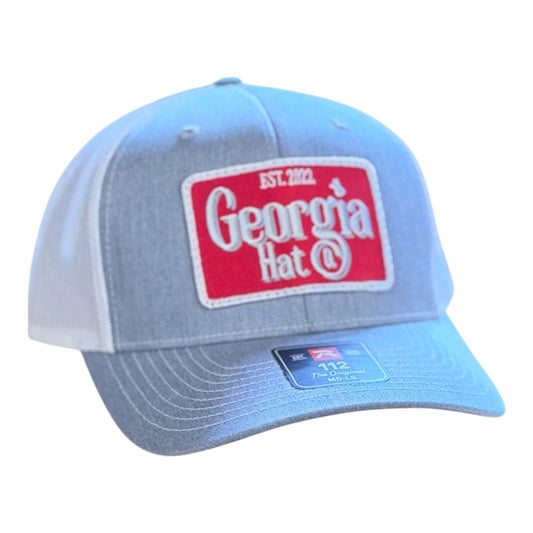 GHC's OG Rectangle Logo Richardson 112/ Heather Grey/White