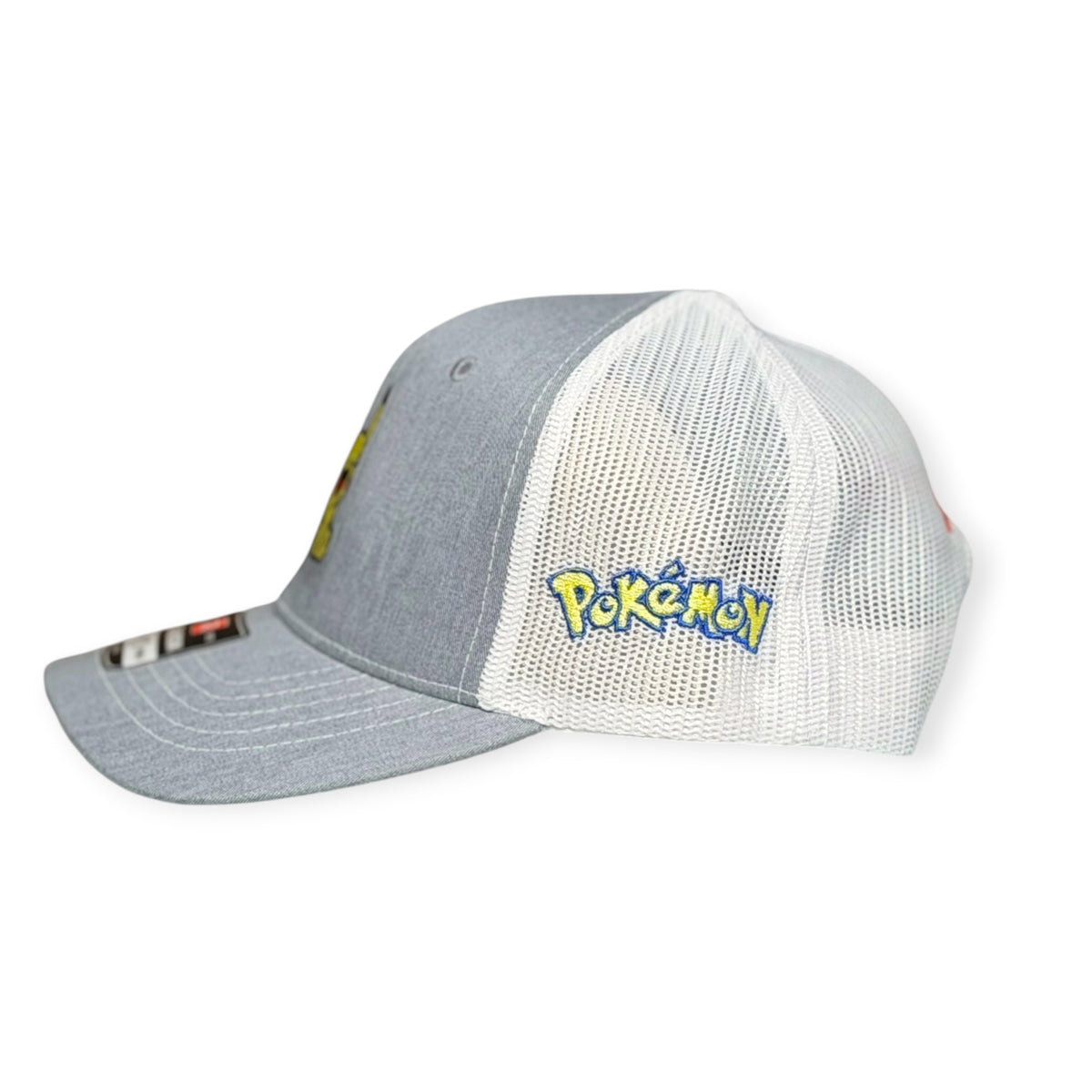 YOUTH- POKEMON PIKACHU Richardson 112 Heather Gray/White