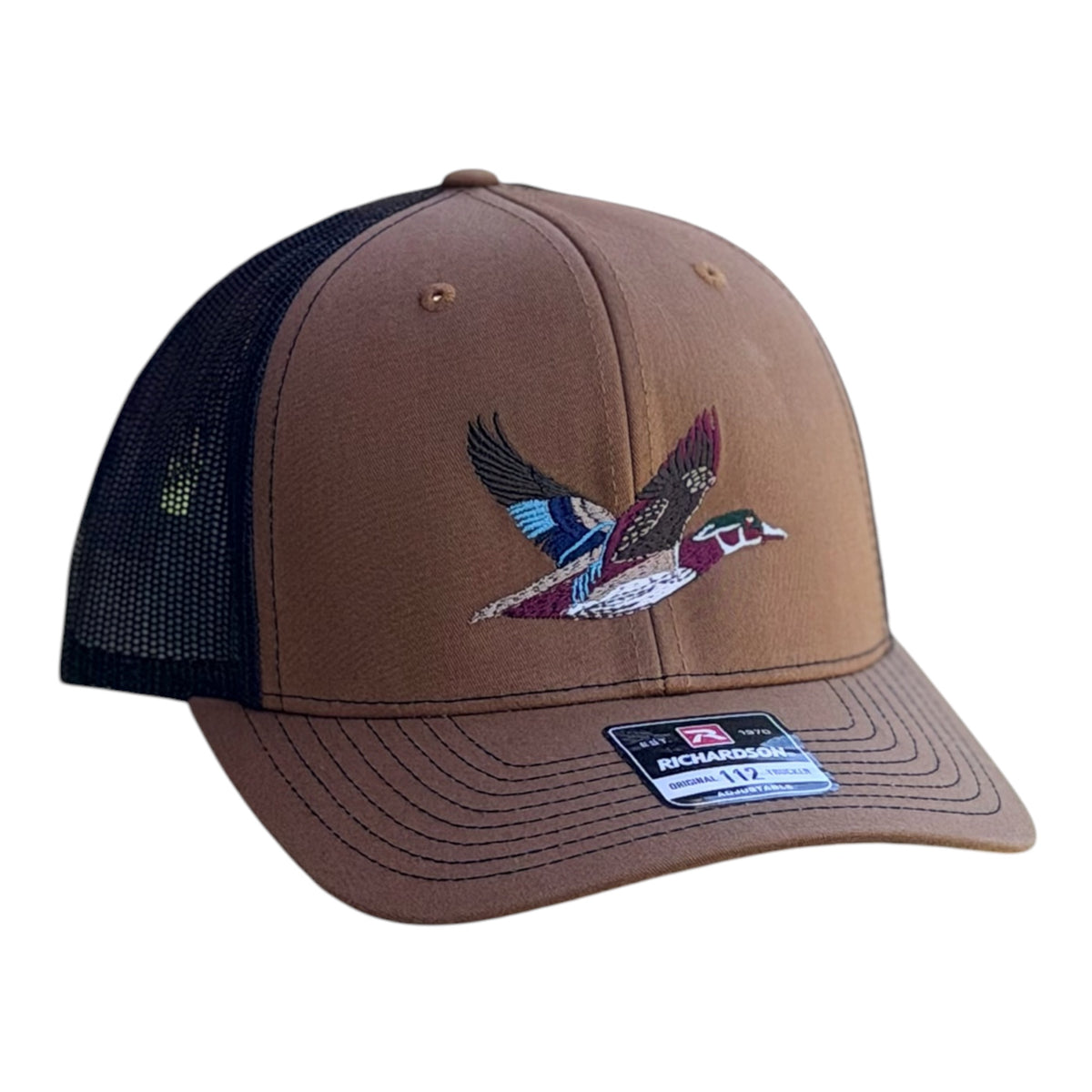 GHC's Embroidered Duck Richardson 112 Caramel/Black