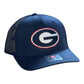 X-Large- Embroidered GA Bulldog “G”Richardson 112XL /Black