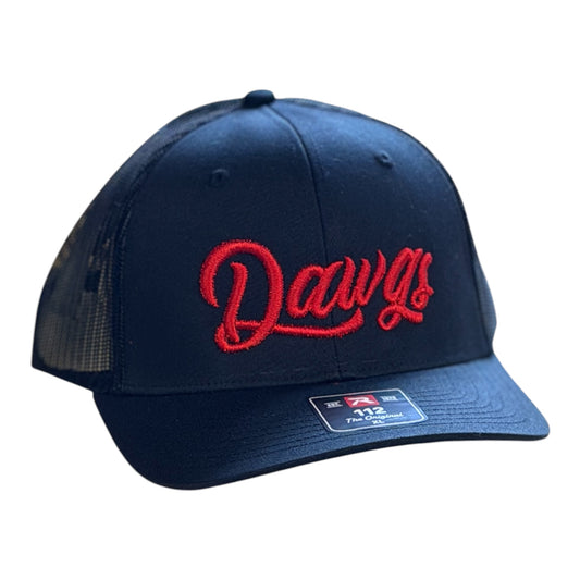 X-Large- GHC's 3-D Embroidered Dawgs Richardson 112XL/Black