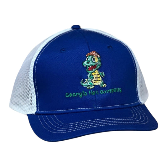 YOUTH- GHC's Embroidered "Gator" Port Authority/Royal Blue/White