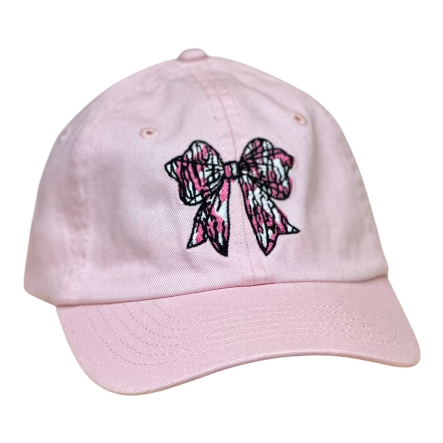 YOUTH Georgia Hat Company's Embroidered "Bottomland Bow" Yupoong/Soft Pink