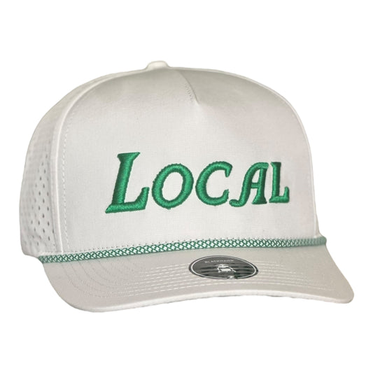 GHC's "LOCAL" in 3D Zapped Blackhawk R+  White/Green