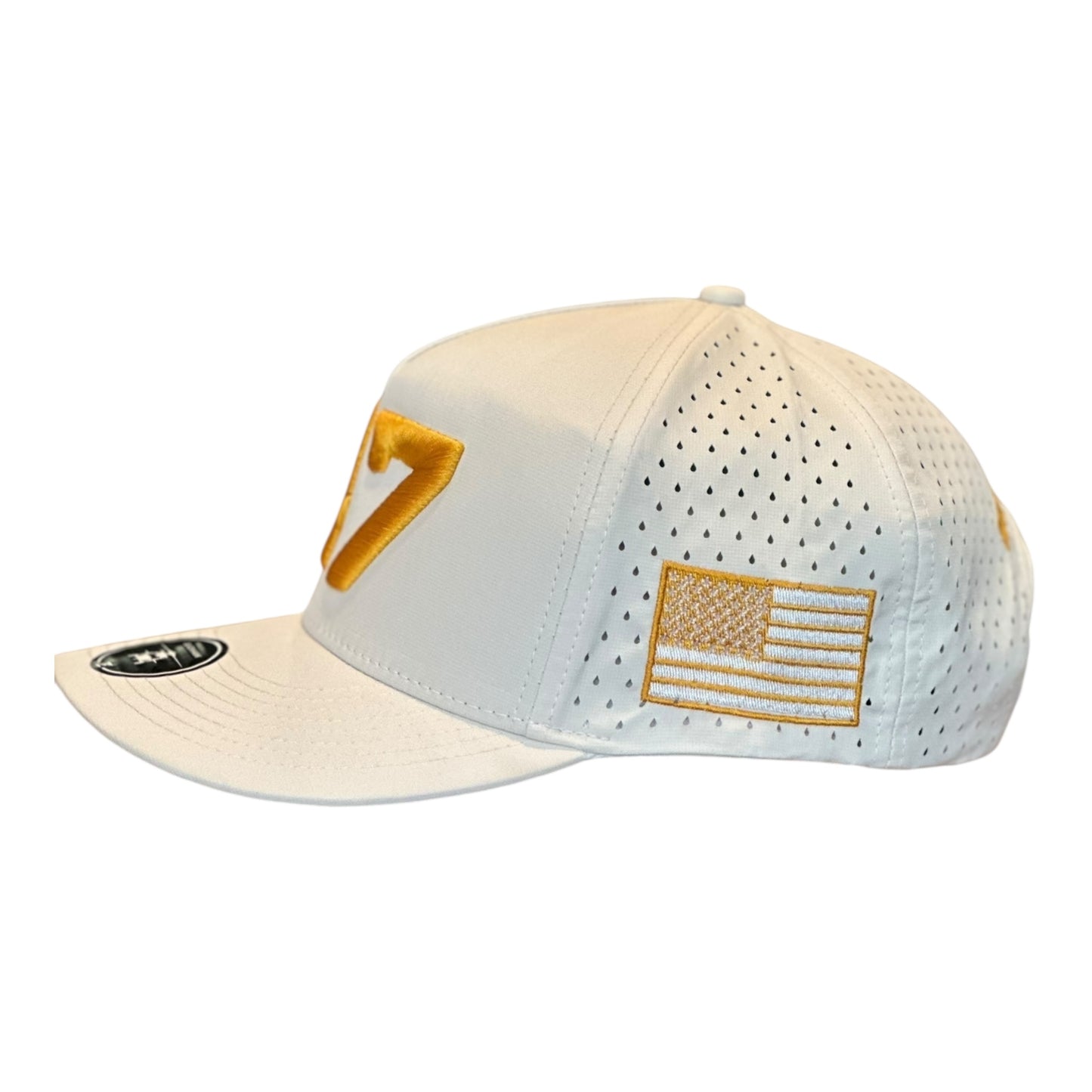GHC's Charlie Kirk "47"/Zapped Blackhawk/White w/Trump Gold Detail