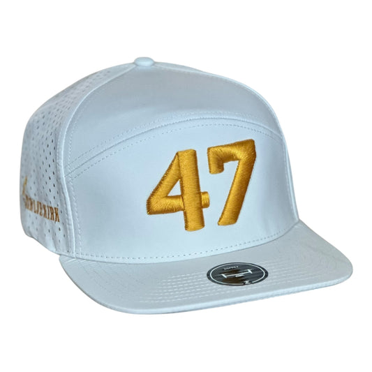 X-Large GHC's Charlie Kirk "47"/Zapped Ospey/ White w/Trump Gold Detail