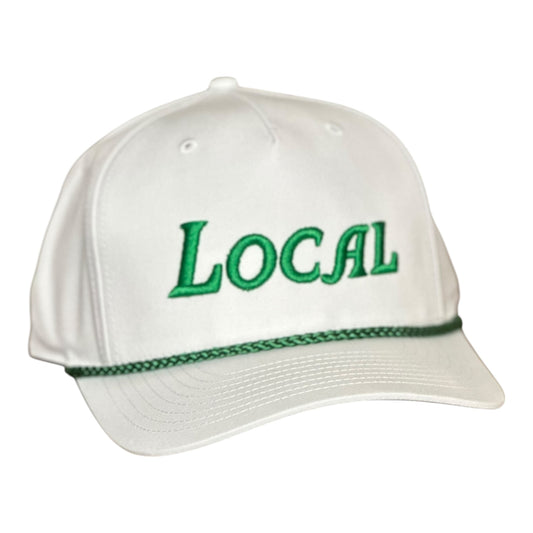 GHC's 3D Embroidered "LOCAL"  Richardson 258BR/White