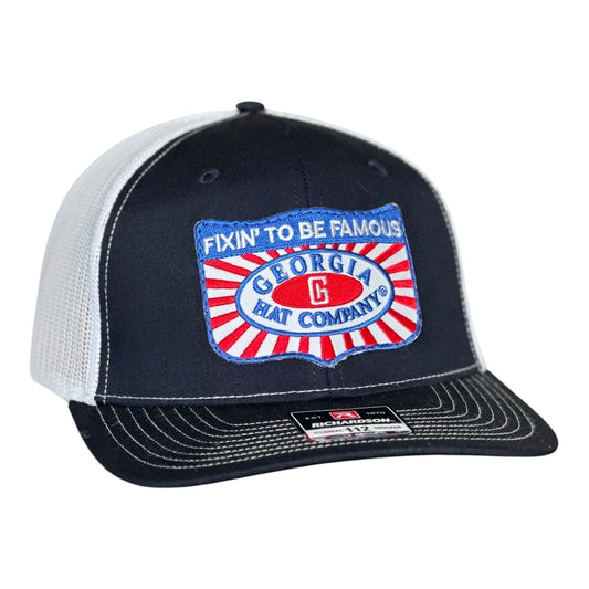XL GHC Richardson "Fixin' To Be Famous" 112-XL Navy Blue/White