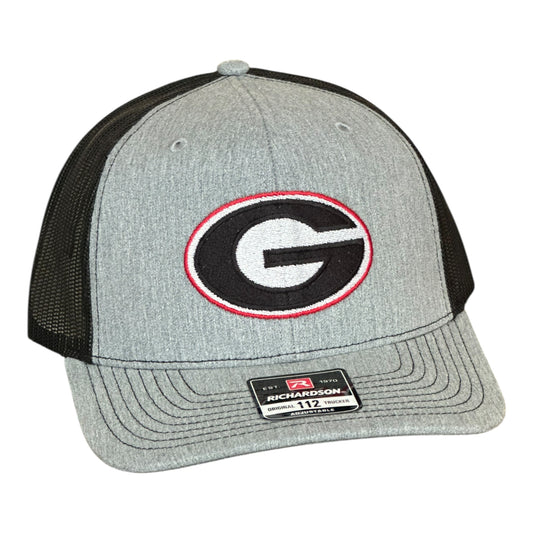 GHC's Embroidered Bulldog "G" Richardson 112 Heather Grey/Black