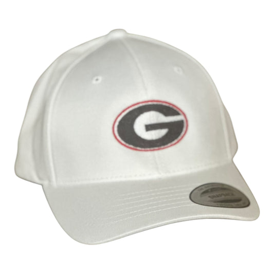 YOUTH- GHC's Embroidered "G" Yupoong Snapback/ White