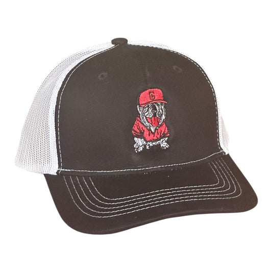 YOUTH-GHC's Embroidered Bulldog  Black/White