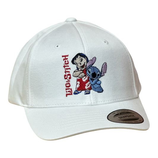 YOUTH Georgia Hat Company's Embroidered Bulldog Lilo and Stitch Yupoong/White