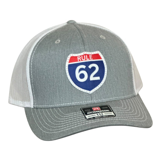 Rule 62 Richardson 112 Trucker Heather Grey/White