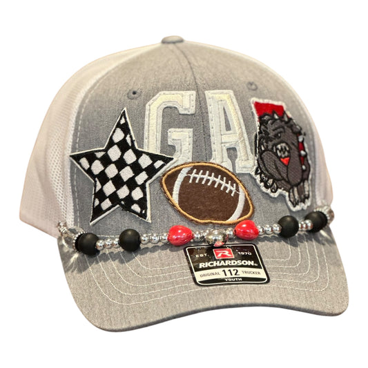 YOUTH- GHC's Custom Decorated Richardson 112 Heather Grey/White