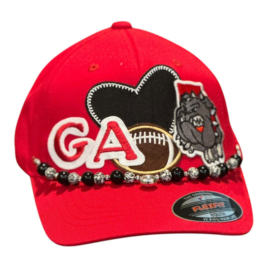 YOUTH- GHC's Custom Decorated Snapback/Red