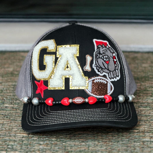 Georgia Hat Company's Custom Decorated Georgia Bulldog Hat