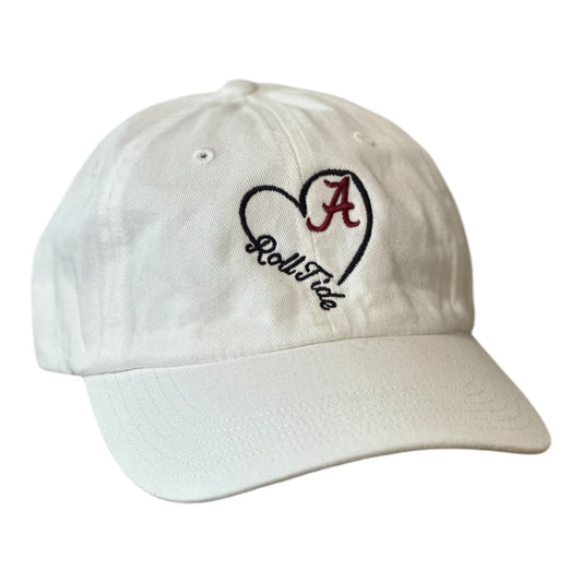 GHC's Embroidered Alabama "Roll Tide" Richardson R55 Dad Hat/ White