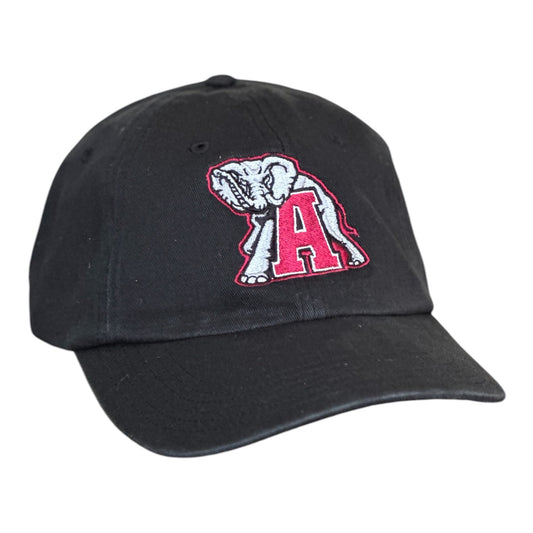 GHC's Embroidered Alabama Elephant Richardson R55 Dad Hat/ Black