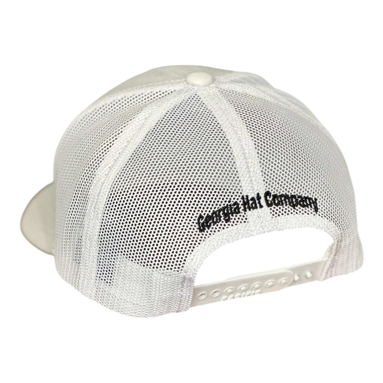 GHC's Braided Cap Embroidered Alabama Elephant  /White