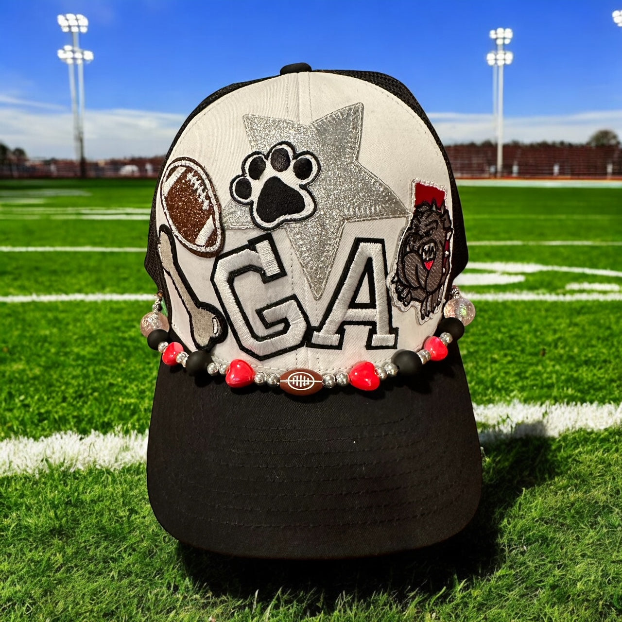 Georgia Hat Company's Custom Decorated Georgia Bulldog Hat