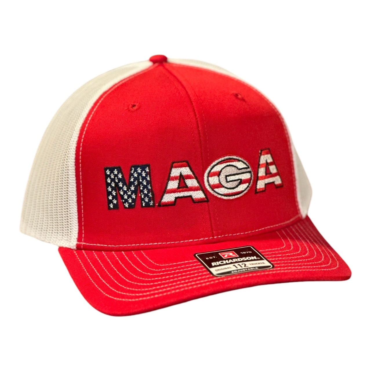 GHC's MAGA Stars & Stripes Richardson 112  Red/White