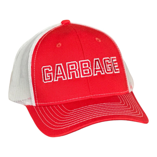 GHC's GARBAGE HAT NV Caps Red/White