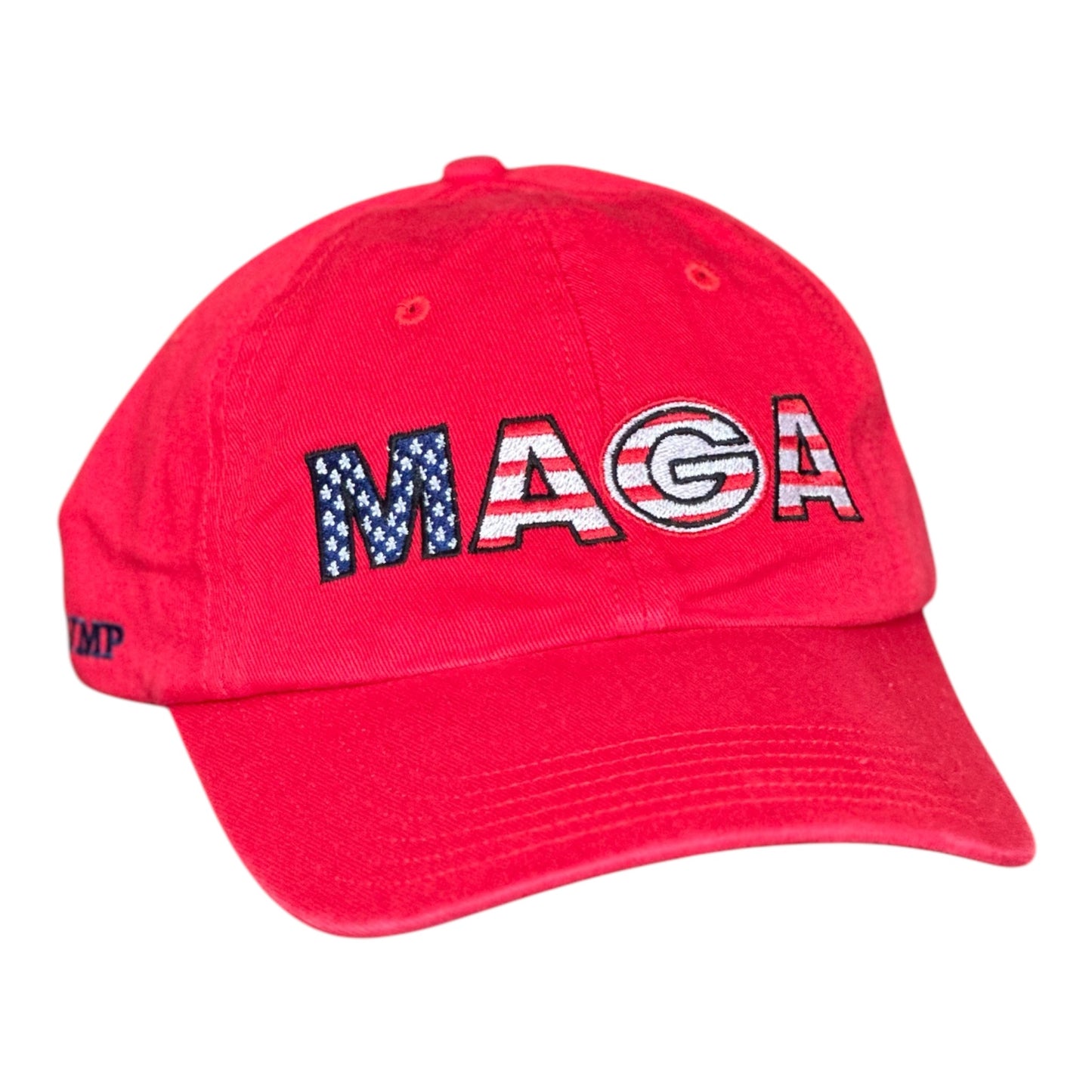 GHC's "MAGA" Stars and Stripes Hat Richardson R55 Cloth Hat/Red