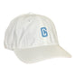 3-D EMBROIDERED R55 "DAD HAT" WHITE/COL BLU