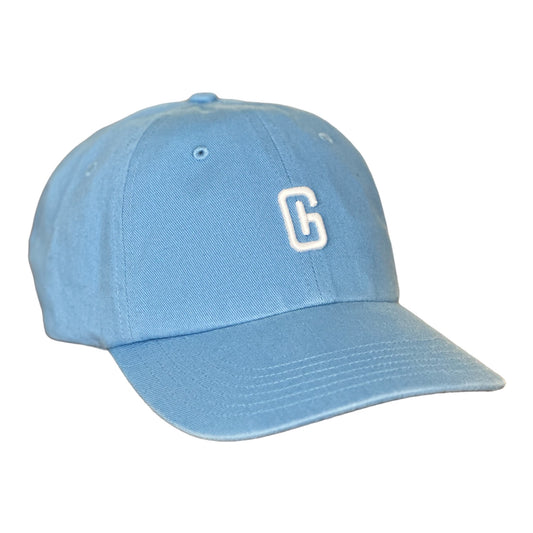 3-D EMBROIDERED R55 "DAD HAT" COL BLU/WHITE