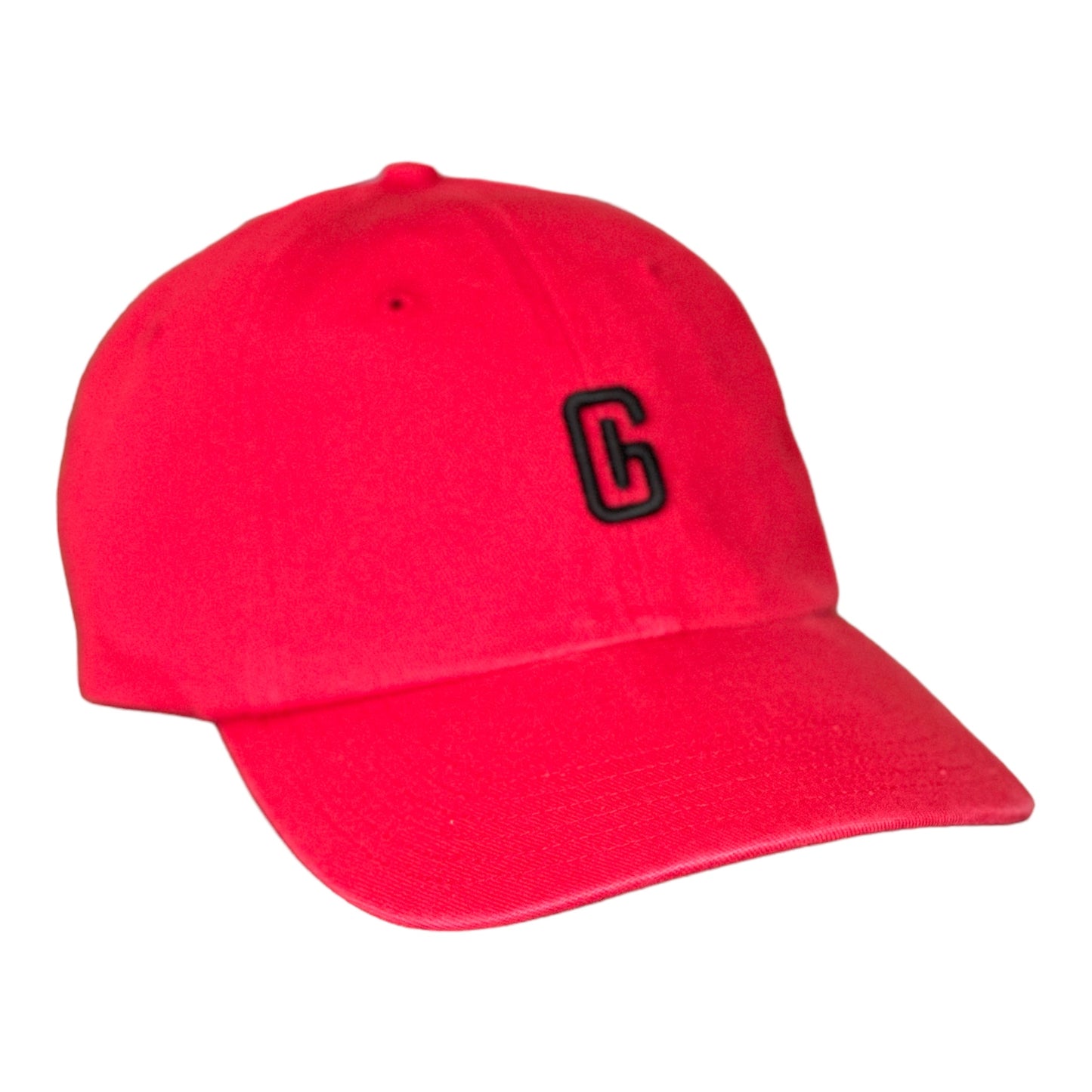 3-D EMBROIDERED R55 "DAD HAT" RED/BLACK