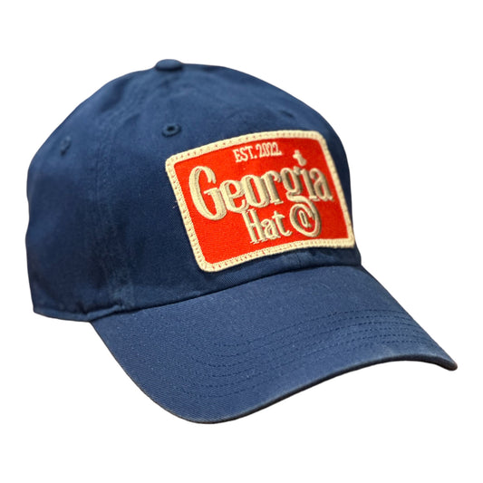 The Original GHC  Rectangle Richardson 320 Chino Dad Hat/Royal Blue