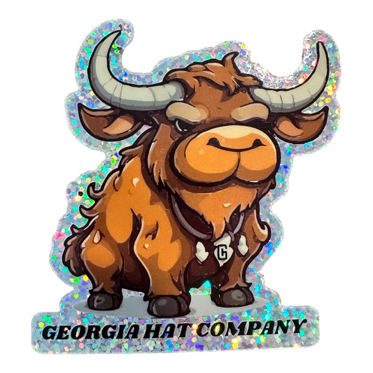 GHC Glittery Bull Sticker