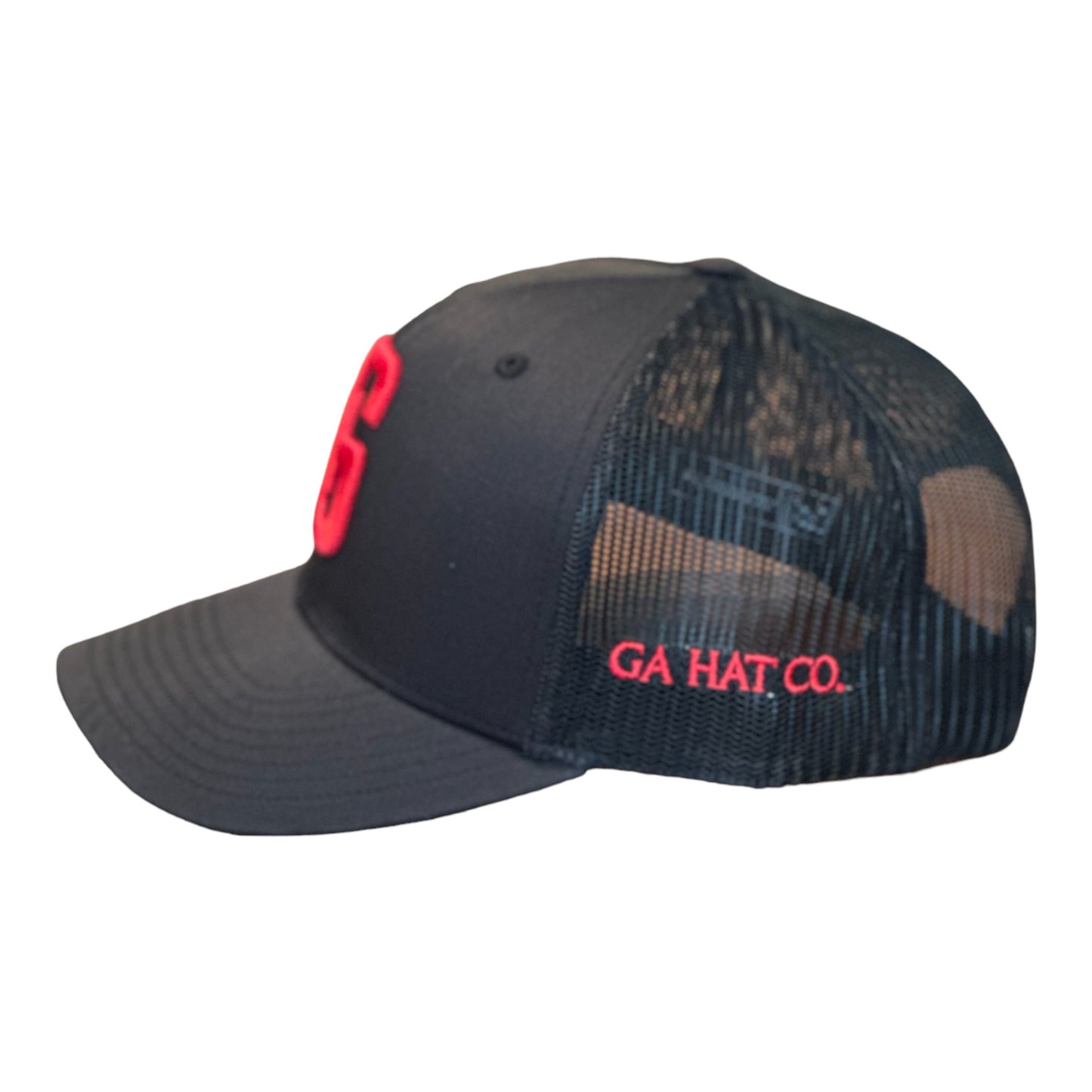 3-D Embroidered Georgia Hat Company Logo Richardson 112 Black