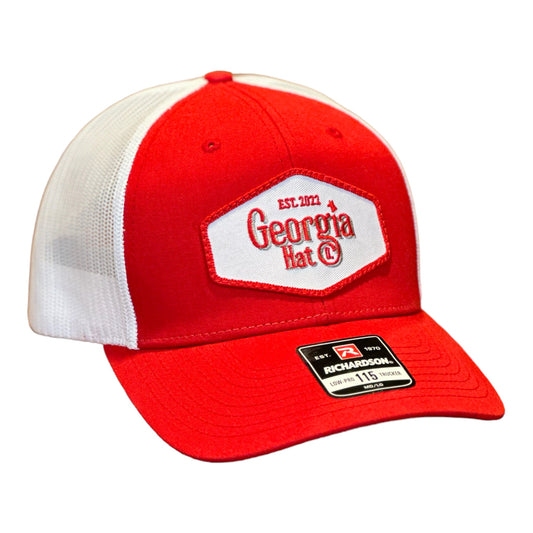 The Original Georgia Hat Co Richardson 115 Trucker Red/White