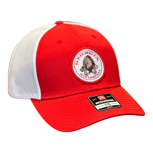 Georgia Hat Co. "The Chop" Richardson 115 Trucker Red/White