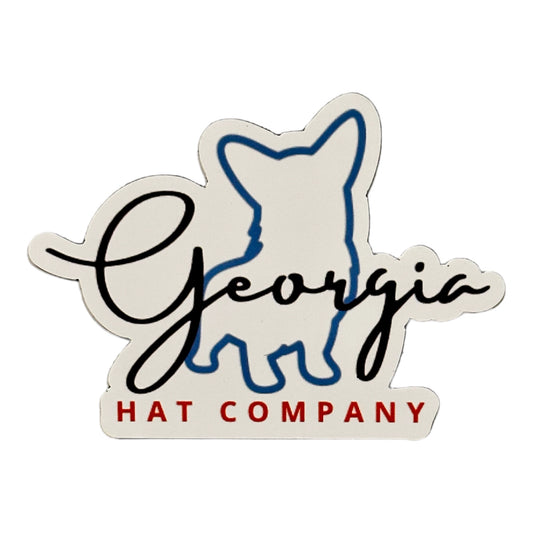 Georgia Hat Company’s  Corgi Custom Magnet 3" x 2.2"