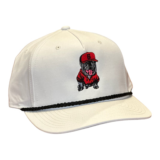 Georgia Hat Company's Braided Bulldog Richardson 258 White