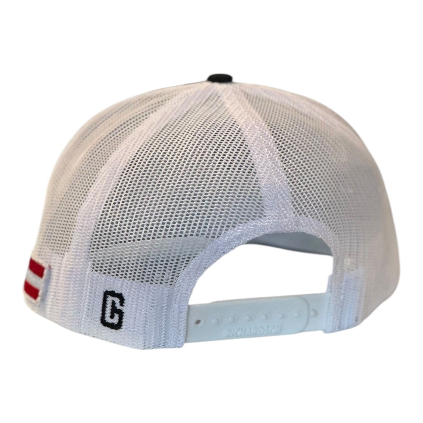 Georgia Hat Company's "Laid Back In Lincolnton" Richardson 112 Blk/Wh