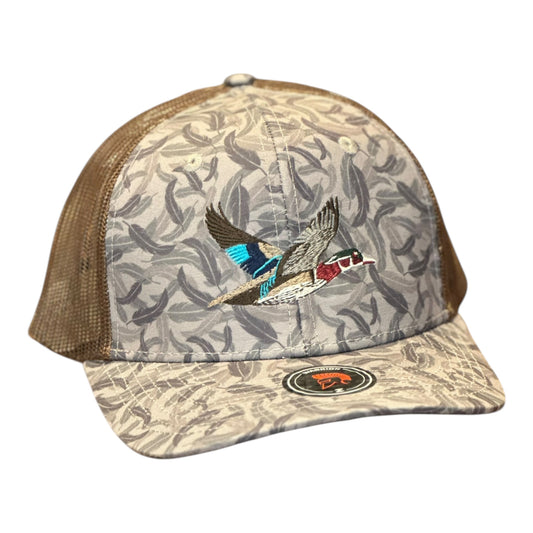 GHC's Embroidered Duck Zapped Warrior/Feather-Brown