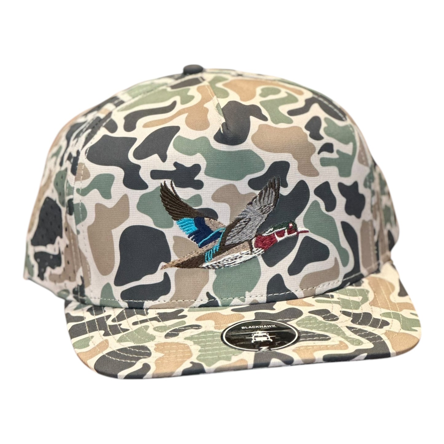 GHC's Embroidered Duck Zapped Blackhawk/Jungle Camo