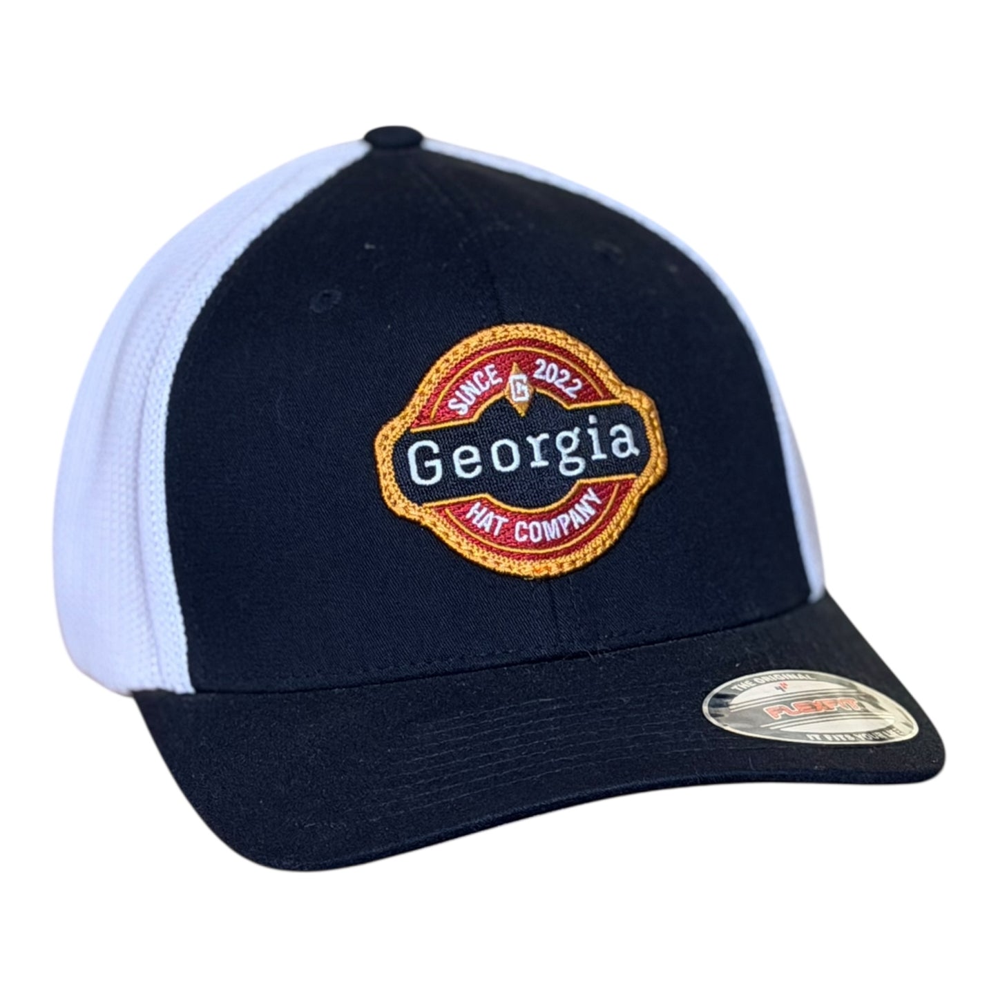 GHC Georgia Gold Flex Fit Black/White